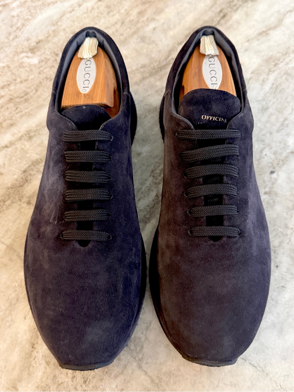 Officine Creative All Black Race sneakers 44 / 11 US Suede Minimalist
